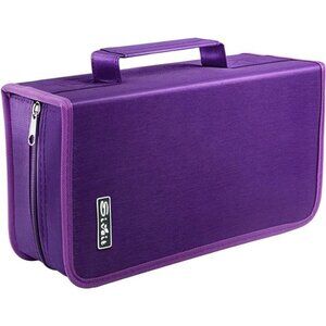 DVD Case, 128 Capacity CD/DVD Case Wallet Binder Storage Holder Booklet